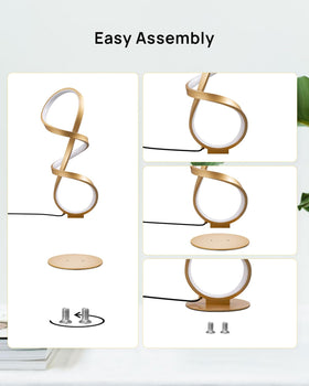 JIOODICH anti-slip base keeps the desk lamp stable on any surface