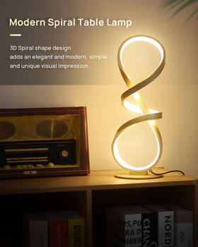 JIOODICH memory function LED nightstand lamp saves last brightness setting