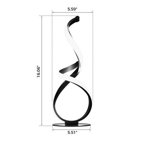 JIOODICH spiral lamp memory function recalls your preferred brightness.