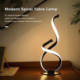 JIOODICH spiral lamp stepless dimming provides smooth brightness.