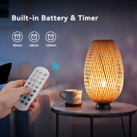 Jioodich USB rechargeable bulb with a 2000mAh battery.