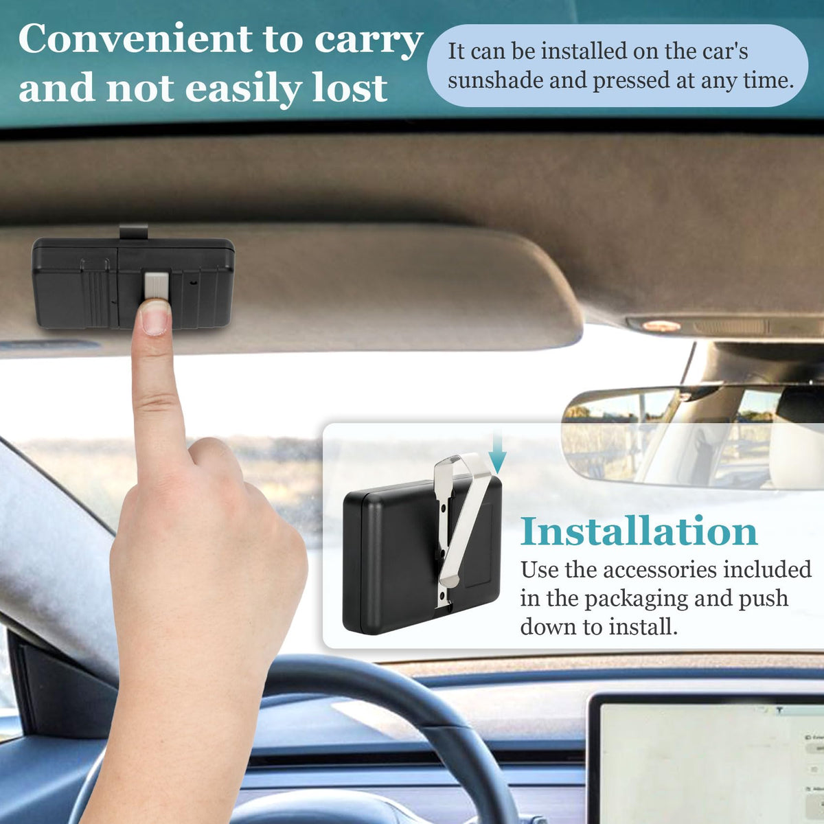 Jisculo GT90-1 long-range signal reaches the garage door comfortably.