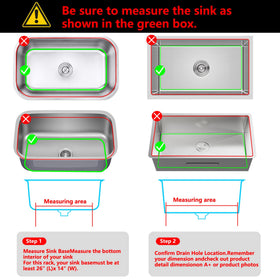 JIUBAR kitchen sink grid for drying dishes after rinsing