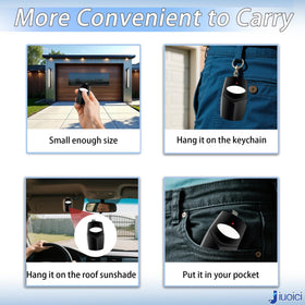 jiuoici Delta 3 remote battery compartment offers quick replacements and stable power.