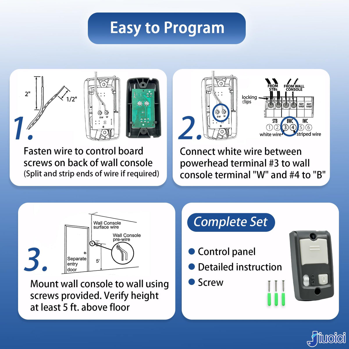 jiuoici genie-series-ii compatibility label indicates broad compatibility