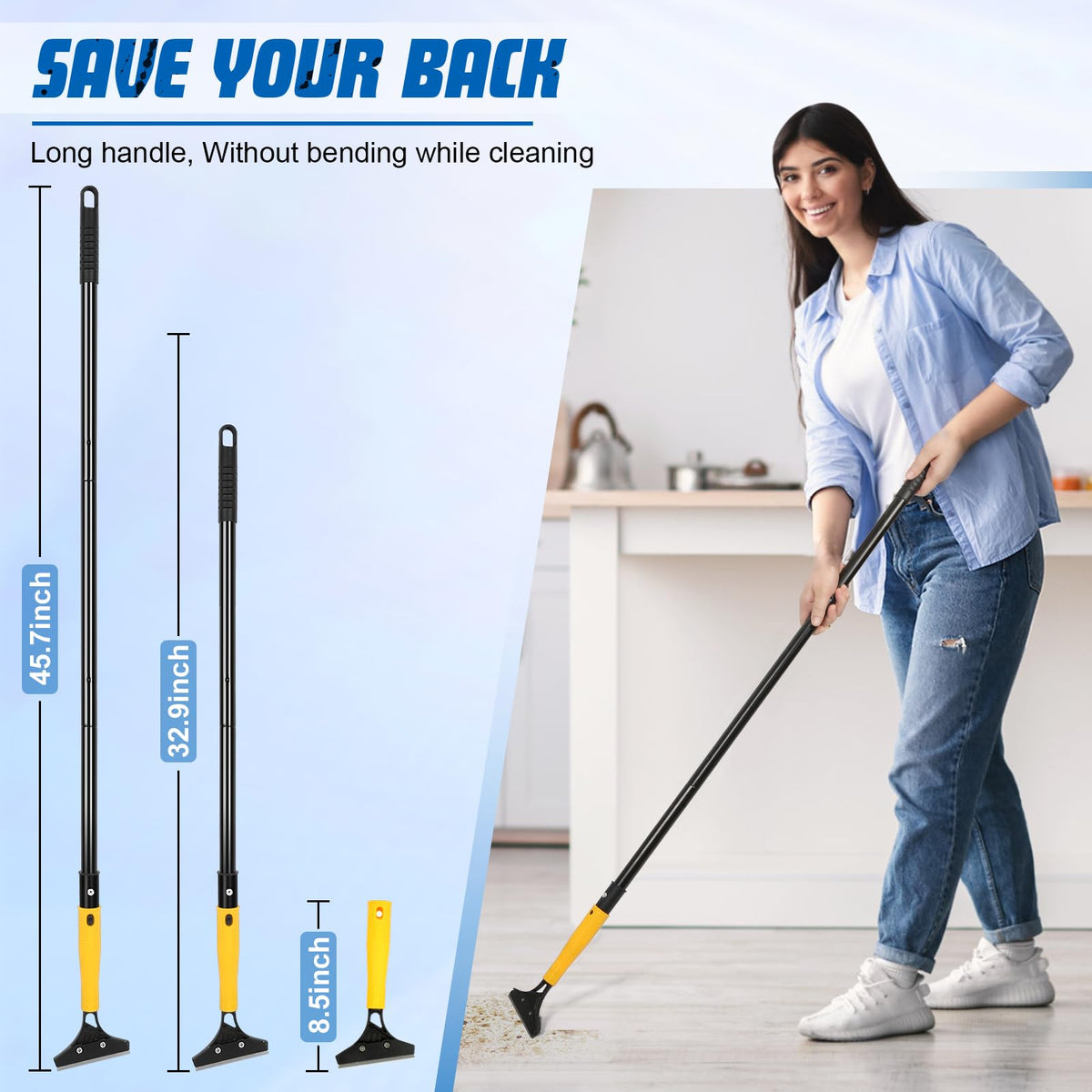 JIURAIN ergonomic 60-degree head design reduces fatigue and improves control.