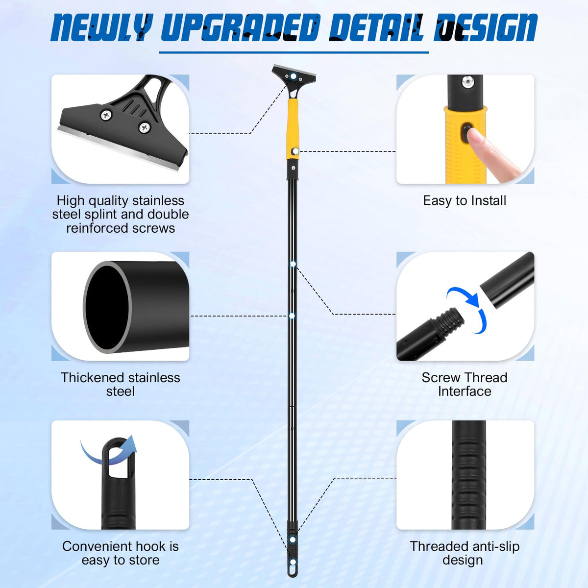 JIURAIN tool set includes safety cap and screwdriver for safe maintenance.