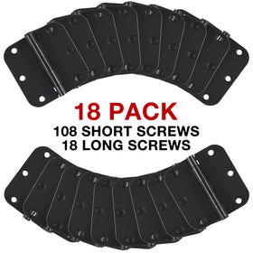 JIW includes 108 screws in the package for quick installation.