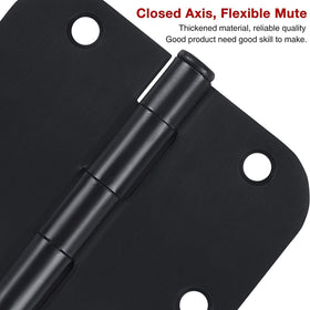 JIW hinges with screws included for quick, tool-ready installation.