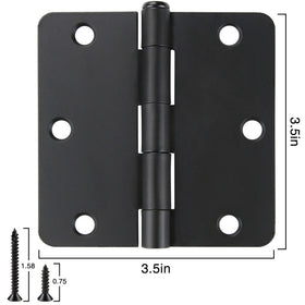JIW hinge close-up highlights six mounting holes for secure installation