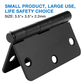 JIW versatile matte black hinge suitable for doors, cabinets, wardrobes