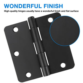 JIW riveted-pin close-up emphasizes added security for interior doors