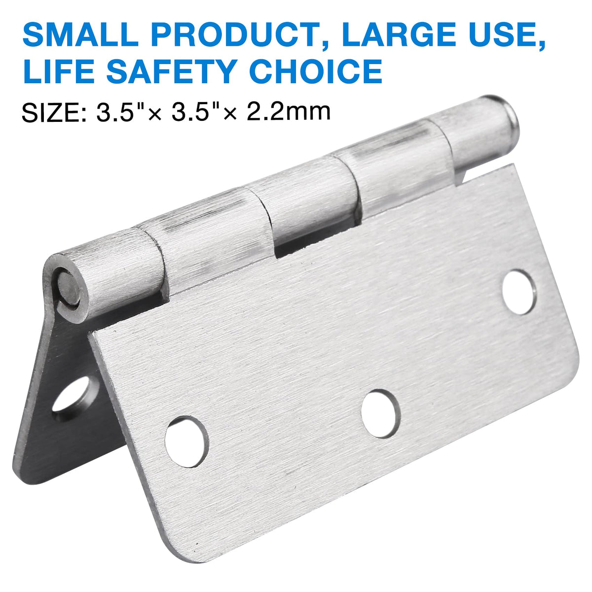 JIW full mortise interior door hinge kit with long screws for secure mounting.