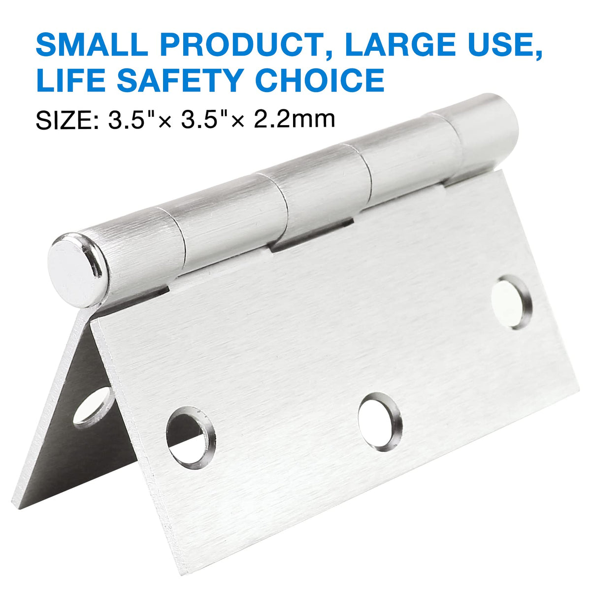 JIW full-mortise interior hinge example for sturdy interior doors.