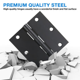 Matte black finish from JIW complements modern hardware for sheds and interior doors.