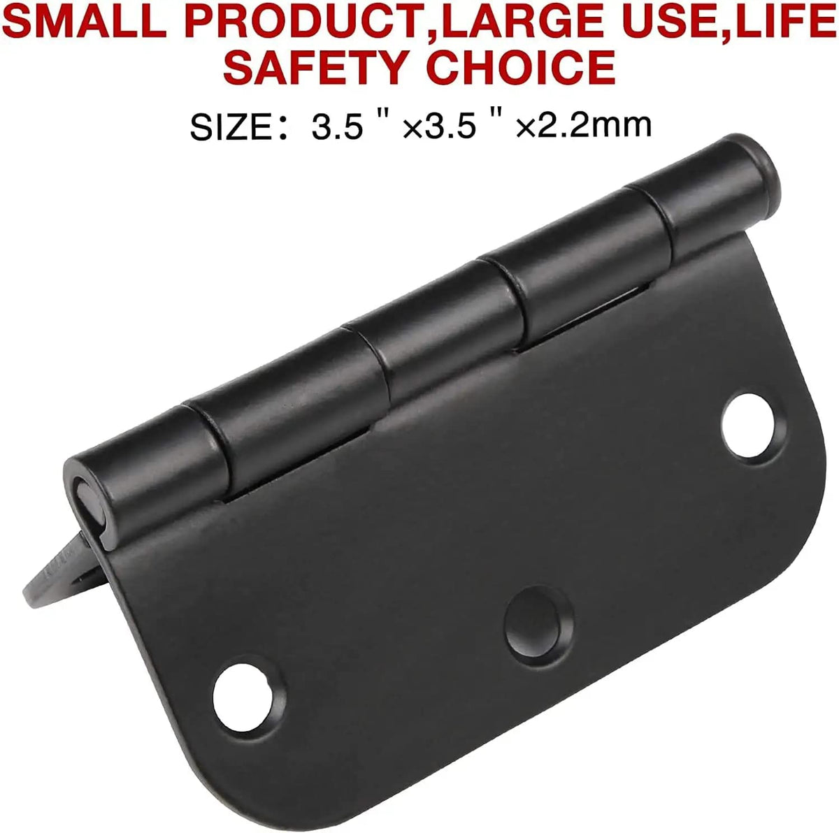 JIW non-removable riveted pin hinge enhances interior door security.