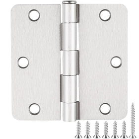 JIW satin nickel 3.5 inch door hinge for interior doors, smooth operation.