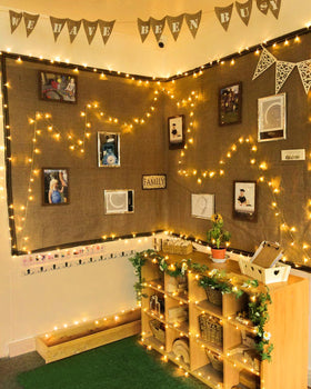 JIXXULVU lights are ideal for weddings, parties, and classrooms.