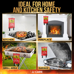 JJ CARE personal safety included gloves and hooks for easy access.