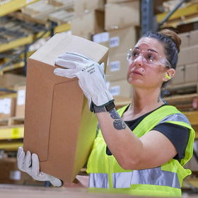 J. J. Keller SAFEGEAR 24 cm length gloves provide full hand coverage.