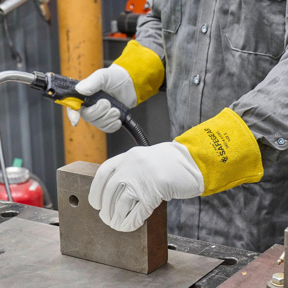 Welding gloves suited for diverse applications and tasks