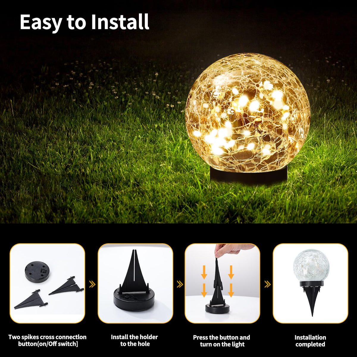 JKIMK high-capacity 600mAh battery extends nightly glow