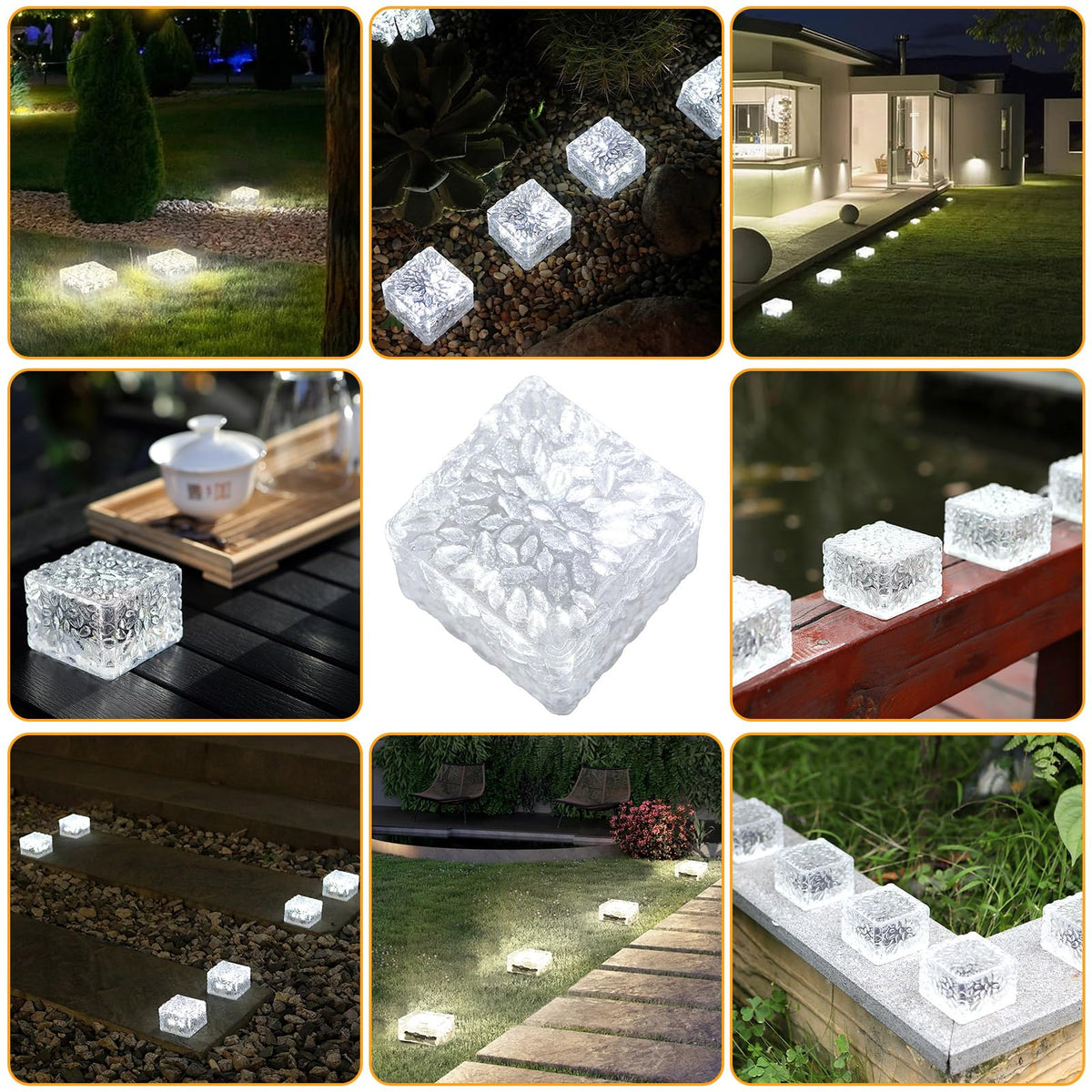 JKIMK brick light, easy installation without wiring.