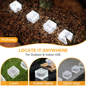 JKIMK brick light along garden path enhances safety and charm.