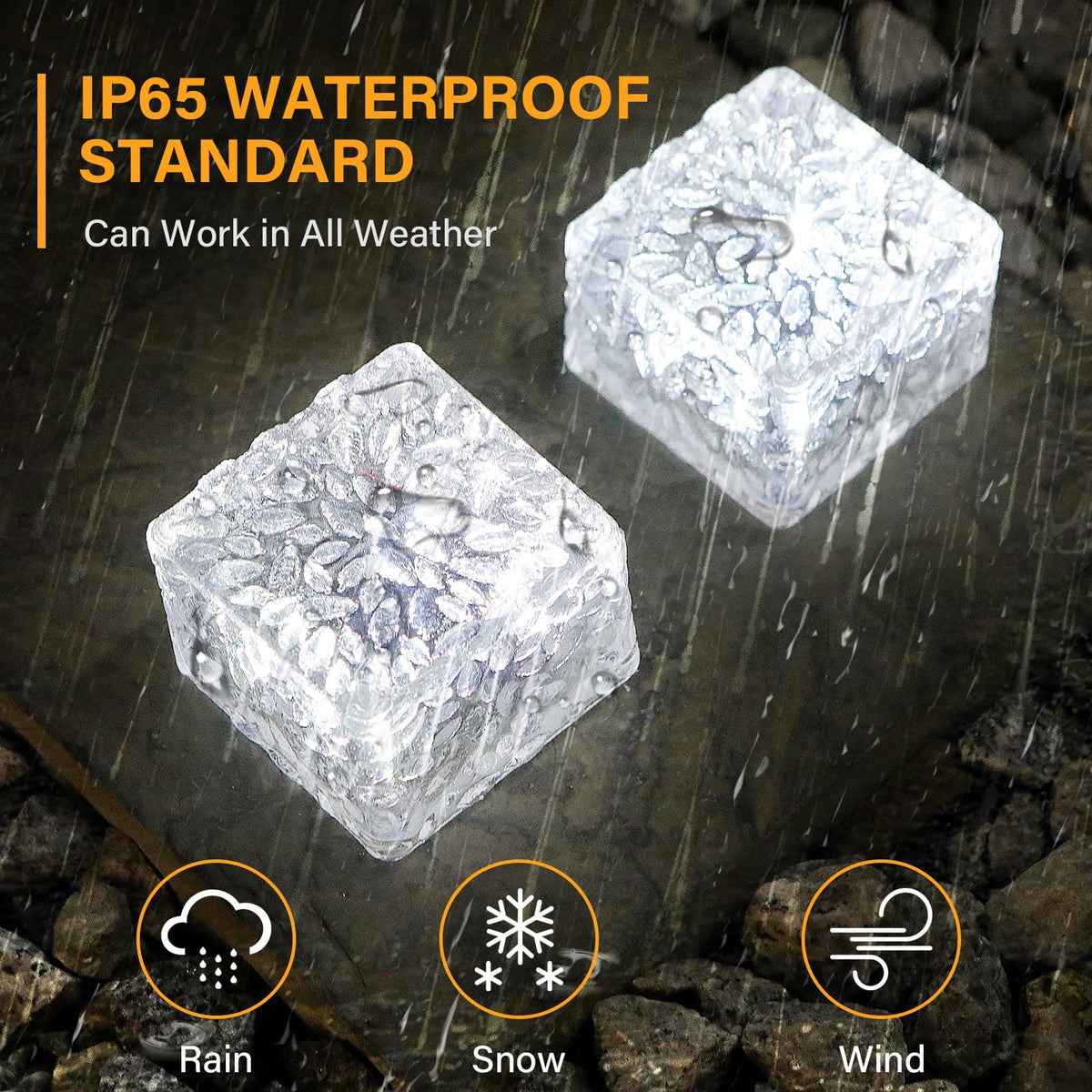JKIMK outdoor brick light with durable, weatherproof construction.