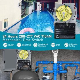 JKLESA T104M controlling pool pump and lighting in real use