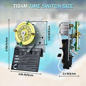 JKLESA T104M terminal wiring close-up for straightforward installation