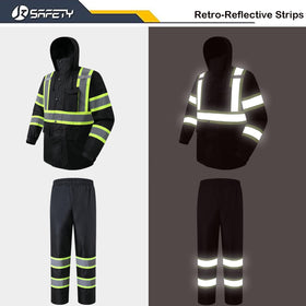 JKSafety rain pants with pocket storage for easy access