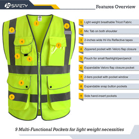 JKSafety vest pocket layout keeps essential gear within reach