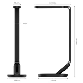 JKSWT LED Desk Lamp all-metal body for durability and stability