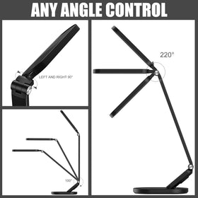 JKSWT LED Desk Lamp dimmable modes enabling customized lighting for various activities