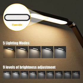JKSWT LED Desk Lamp touch-control panel for quick brightness and mode changes
