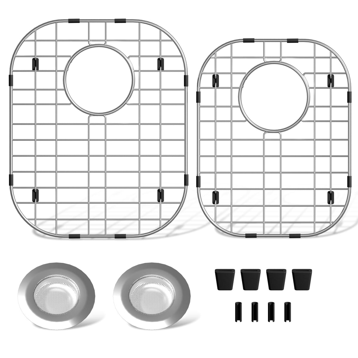jkxoo sink-grid 13x16 in-sink view supports organized drying and drainage