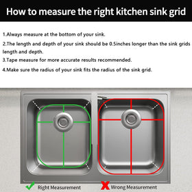 jkxoo sink-grid beveled edge 45deg for smooth handling