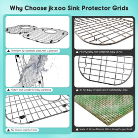 jkxoo sink-grid draining dishes use for dishes and cups
