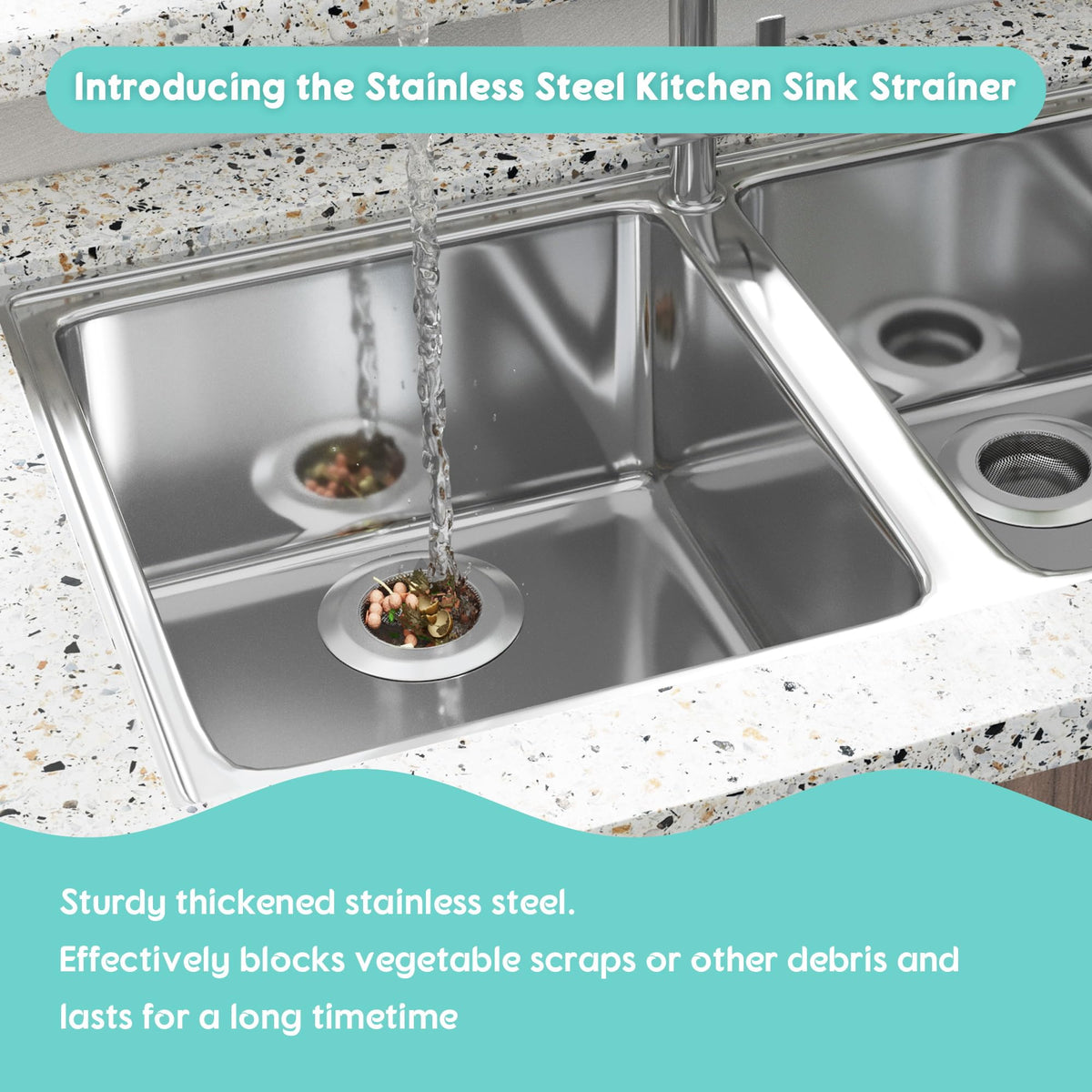 jkxoo stainless steel sink grid easy to clean and maintain