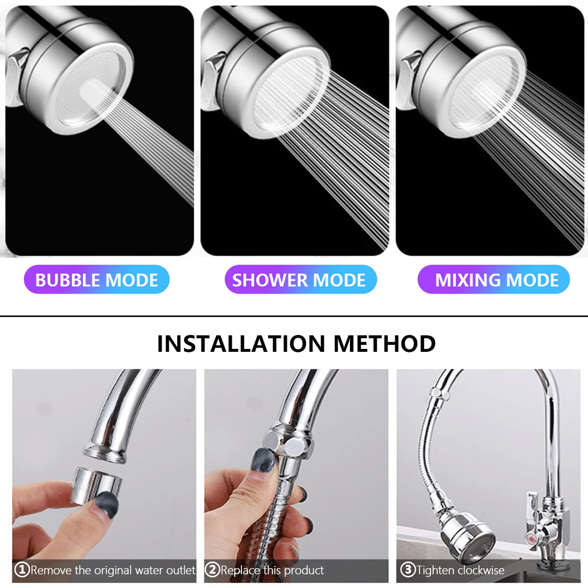 JLNGTHONG 2-mode long model provides versatile spray options.