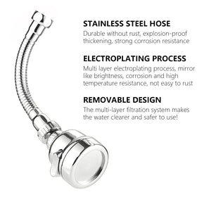 JLNGTHONG 3-mode aerator short model for compact sinks.