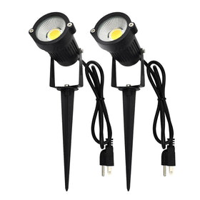 J.LUMI GSS6005 front view outdoor spotlight for focused landscape lighting