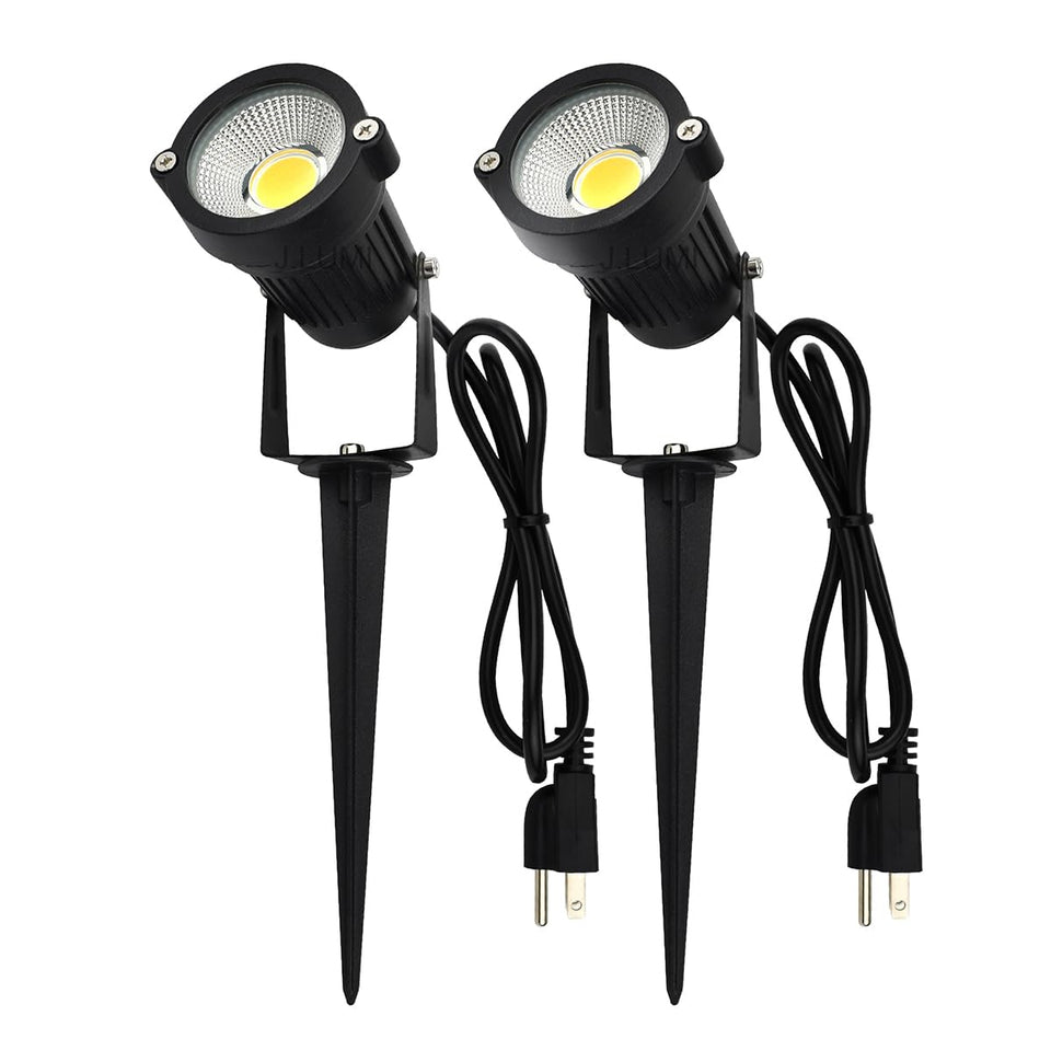 J.LUMI GSS6005 front view outdoor spotlight for focused landscape lighting