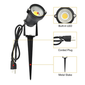 J.LUMI GSS6005 ground stake providing stable lawn accent lighting