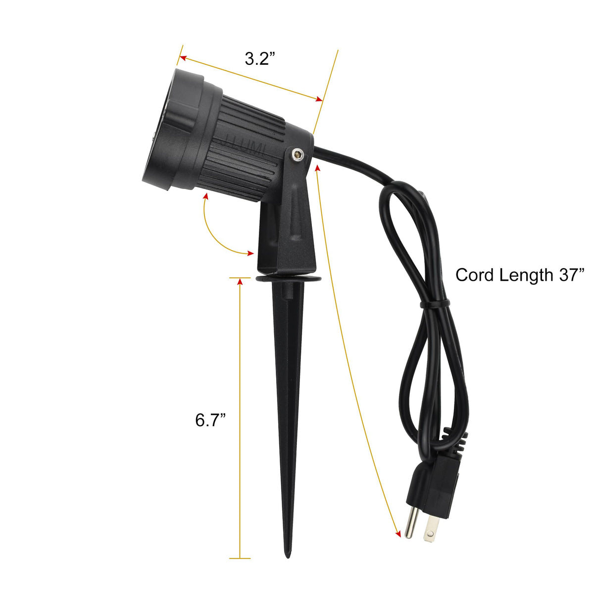 J.LUMI GSS6005 pack-of-2 value set for multi-spot outdoor lighting