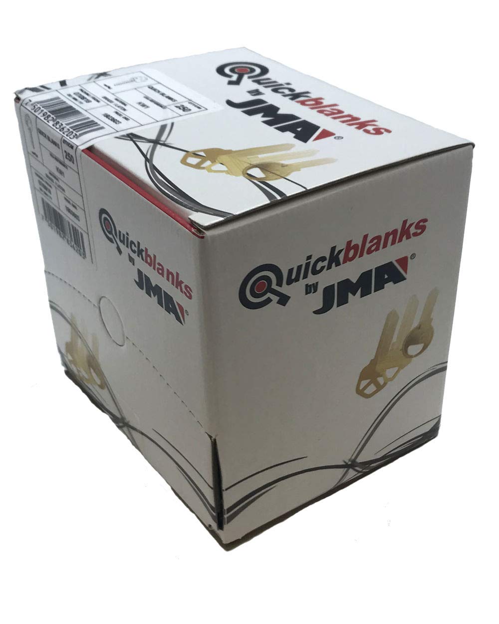 JMA KW1 pack-250 key blanks ensures a ready spare supply.