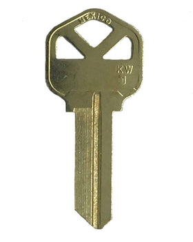 JMA KW1 blank uncut key designed for easy customization.