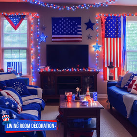 JMEXSUSS 173ft light string creates expansive, easy-to-style displays.