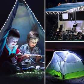 JMEXSUSS 200 LED rope light in flexible PVC tube for easy shaping
